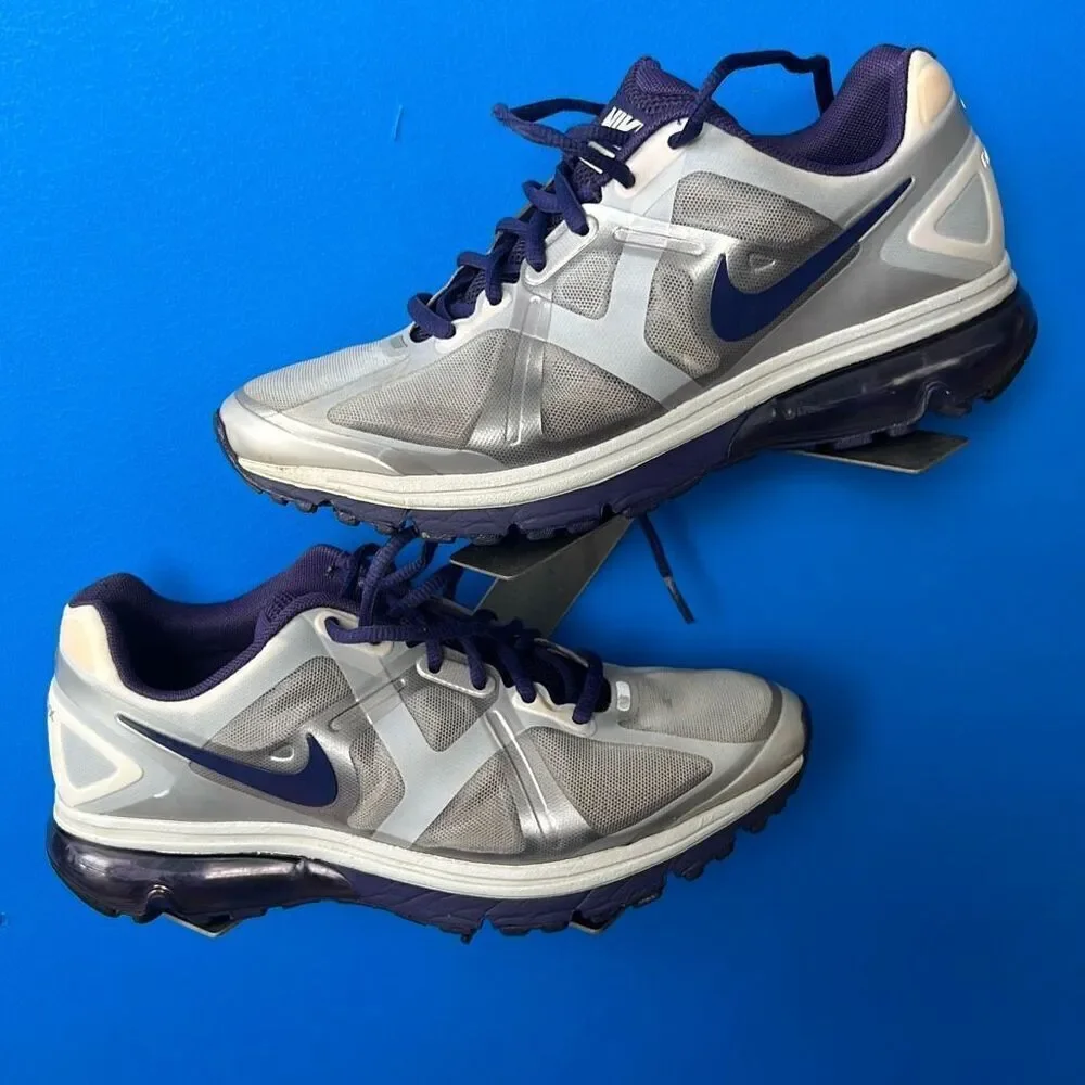Nike Air Max Excellerate Women's sz 9 us Running Shoes Purple Silver 487984-140